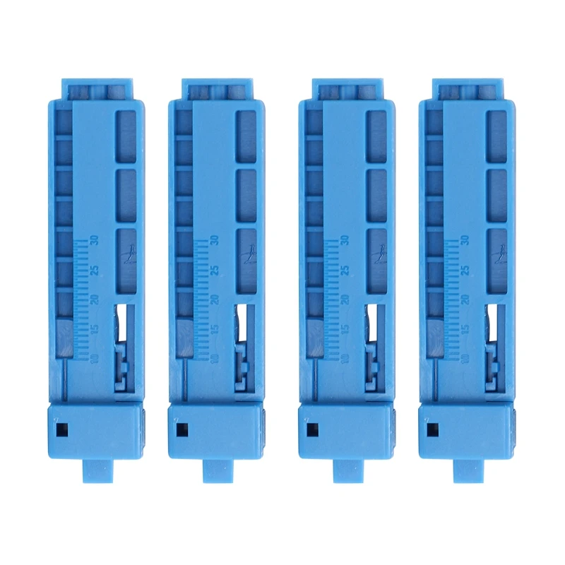 10Pcs 2 In 1 Economical Fixed Length Guiding Rail Fiber Optic Cable Stripper Optical Fiber Cutting Guide Rail FTTH Tool