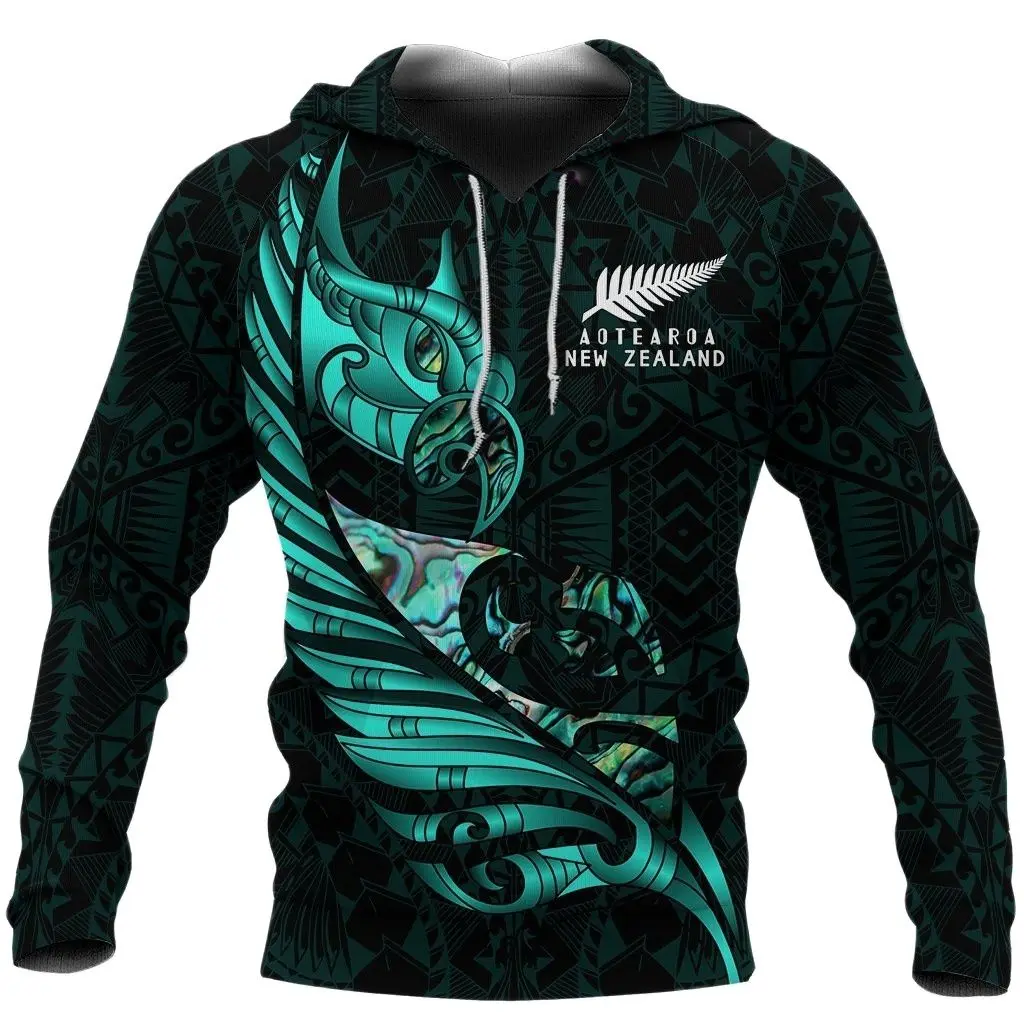 Men\'s Hoodie PLstar Cosmos 3D Printed Newest New Zealand Rugby Tattoo AOTEAROA Unique Unisex Streetwear Harajuku Hooded Tops