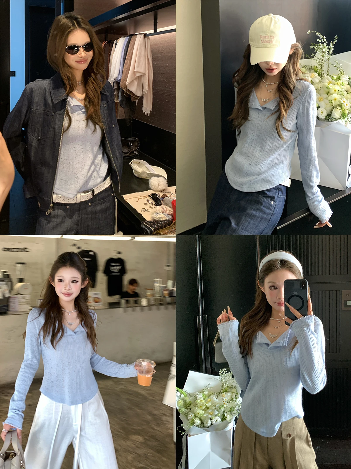 

DEEMO STUDIO: Момент ярких впечатлений! Элегантный вязаный топ с изменяемым воротником и кружевными вставками для женщин