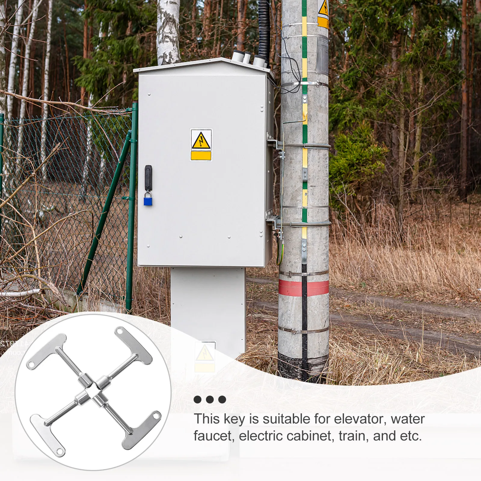 

4pcs Elevator Keys Zinc Alloy Triangle for Elevator Lock Emergency Lift Door Utility Meter Hardware Plumbers Tool