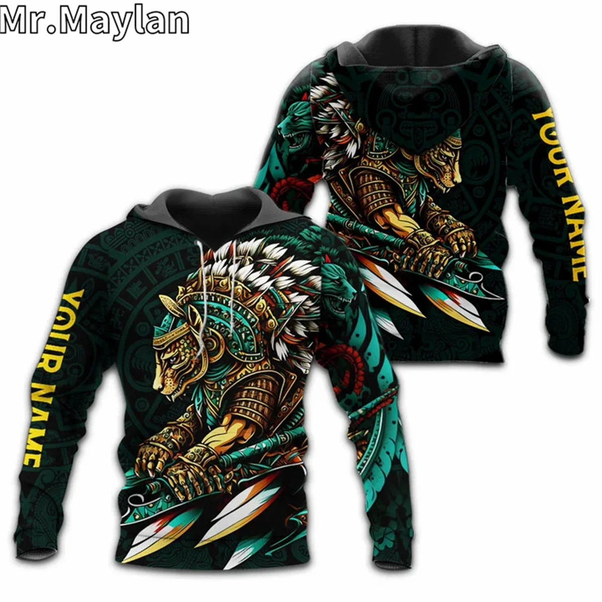 

AZTEC Mexico JAGUAR WARRIOR ART Tattoo 3D Printed Unisex Hoodie Men Sweatshirt Streetwear Zip Pullover Casual Jacket Tracksuits