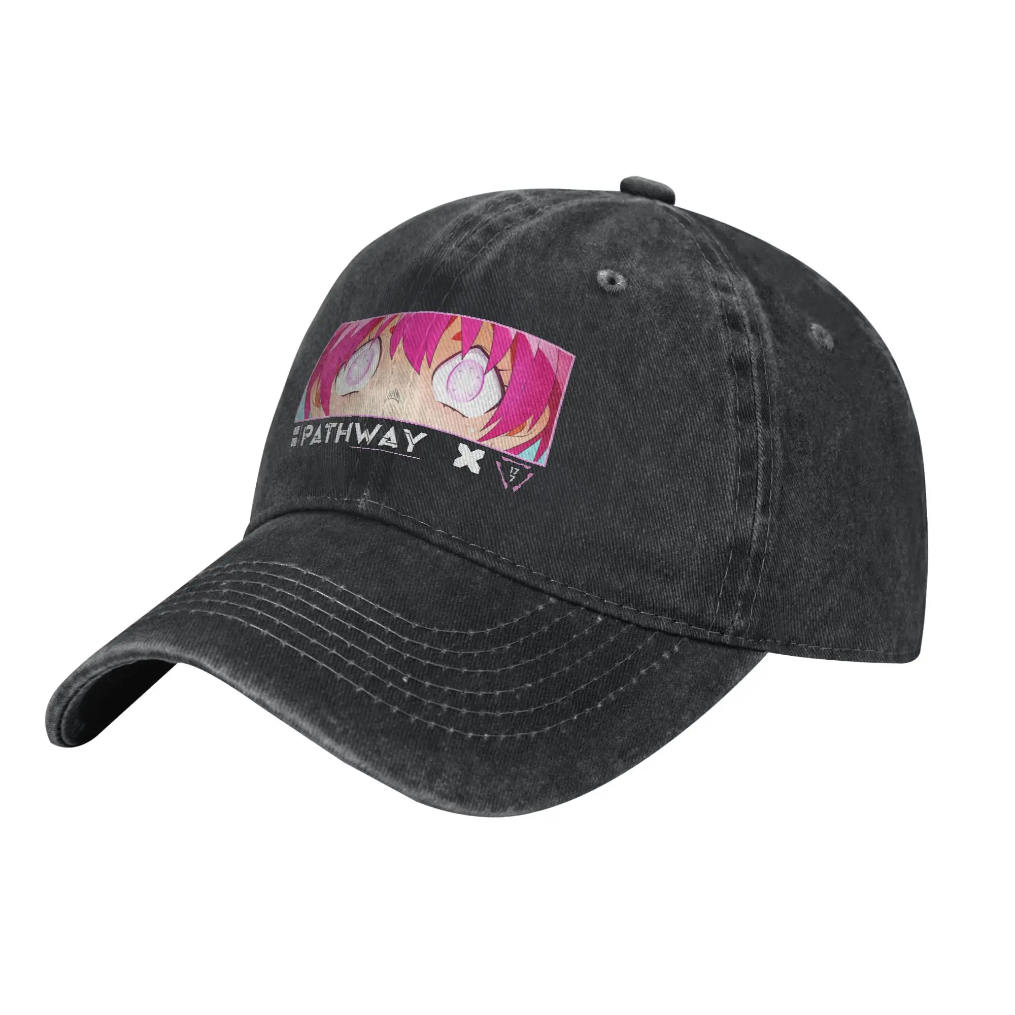 Pathway Anime Eyes Japanese Cozy Anime Style Fashion Baseball Cap  Leisure Sun Caps  Hiking Trail Sun Caps