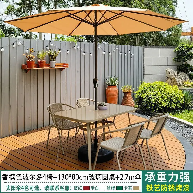 Variant: Table  chair and umb