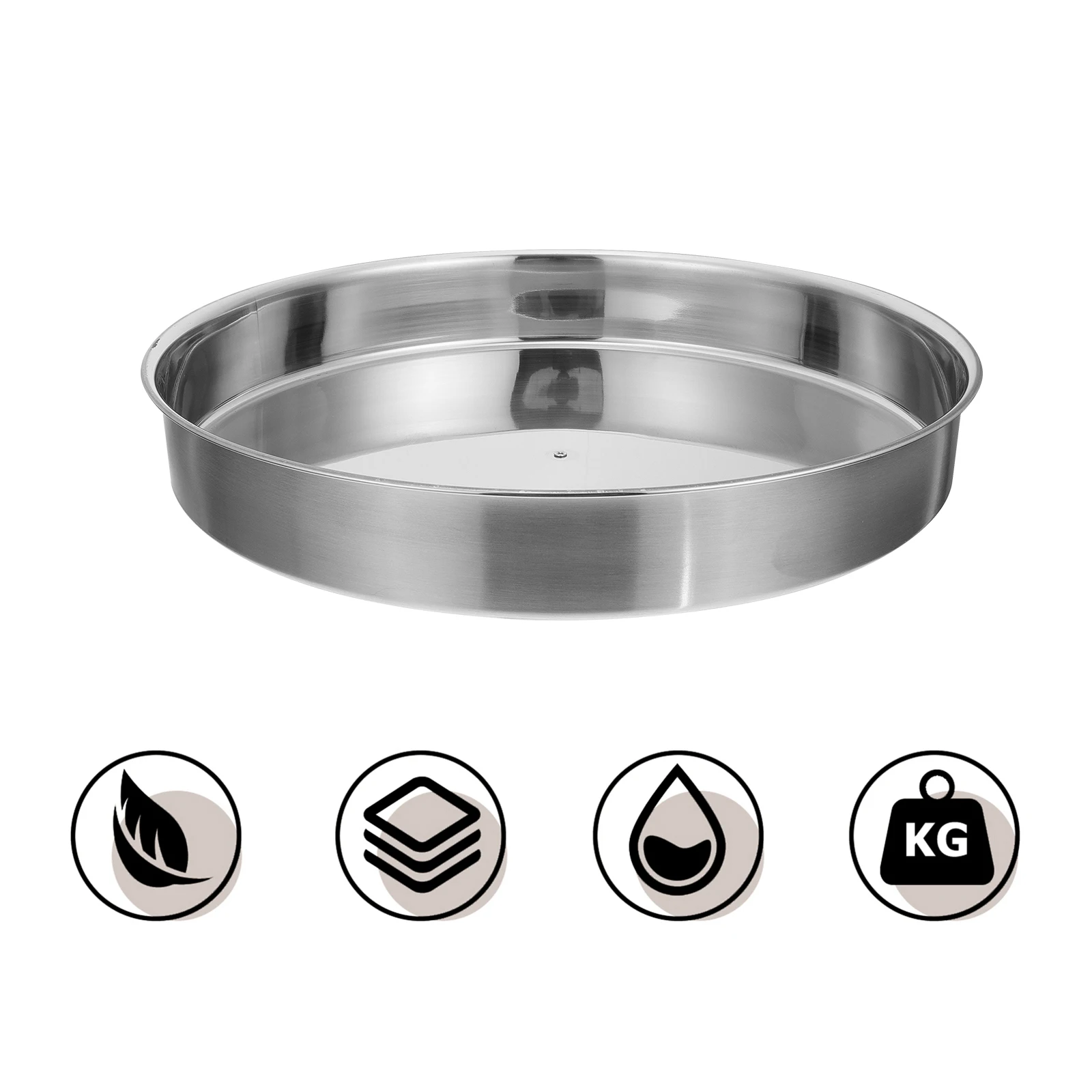 

Tray Rotating Spice Rack Stainless Steel Kitchen Storage Boxes Seasoning Bottle Food Containers Fruit Trays Rotating Storage