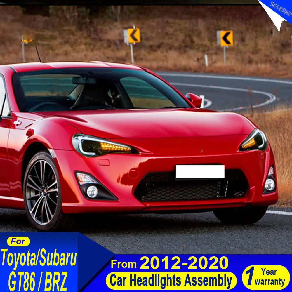 

Автомобильные светодиодные фары в сборе для Toyota 86 BRZ для Subaru Brz 2012-2020, противотуманные фары DRL, стоп-сигнал, указатель поворота, фары в сборе