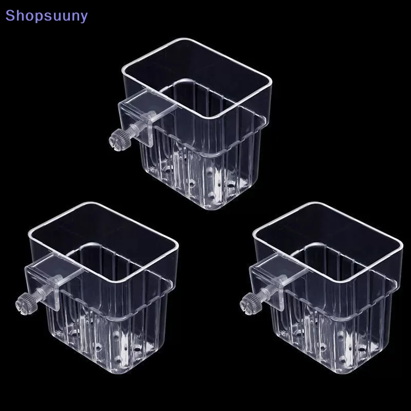 [SU]Wall Mounted High Transparent Fish Tank Landscape Decoration Hydroponic Planting Cup Household Water Grass Planting Cup[SU]