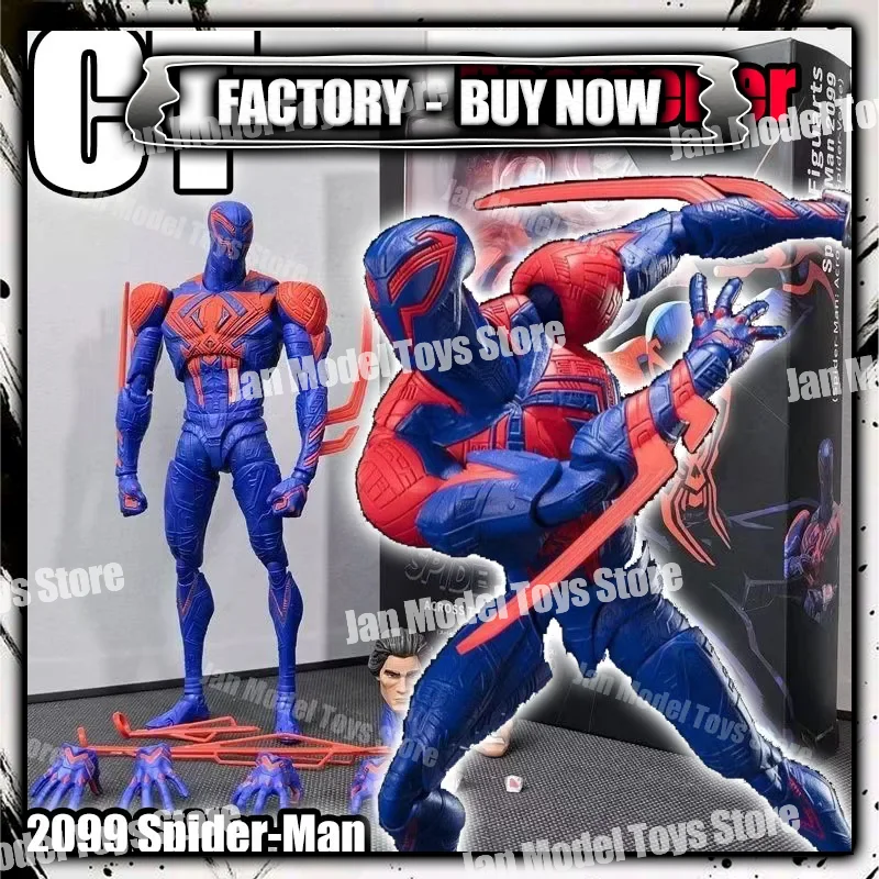 

В наличии Ct Toys Spiderman 2099 Shf Spider-Man Miguel O'Hara Across The Spider-Verse Аниме Фигурки Модель Куклы Подарки Игрушки