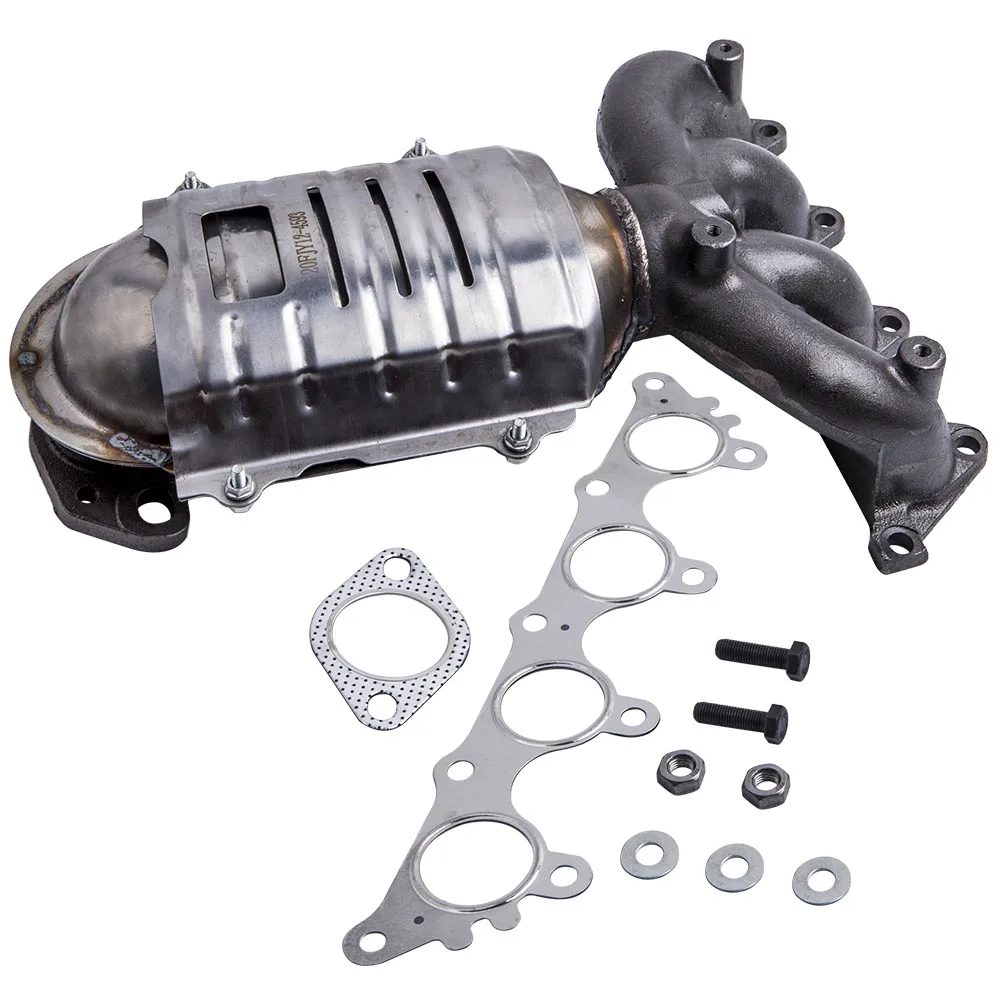 

Front Catalytic Converter Compatible with 2006-2011 Hyundai Accent/Kia Rio/Kia Rio5 1.6L Eng, with Exhaust Manifold