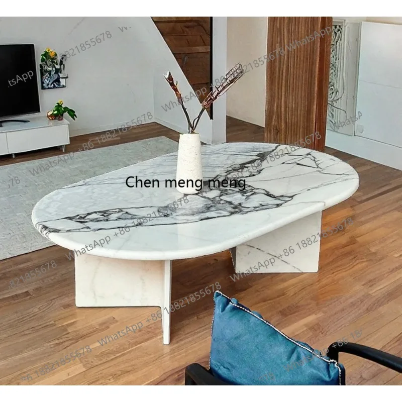 

Low Plinth Side Table Natural Stone Elephant White Marble Coffee Table for Livingroom for Outdoor Bathroom Kitchen