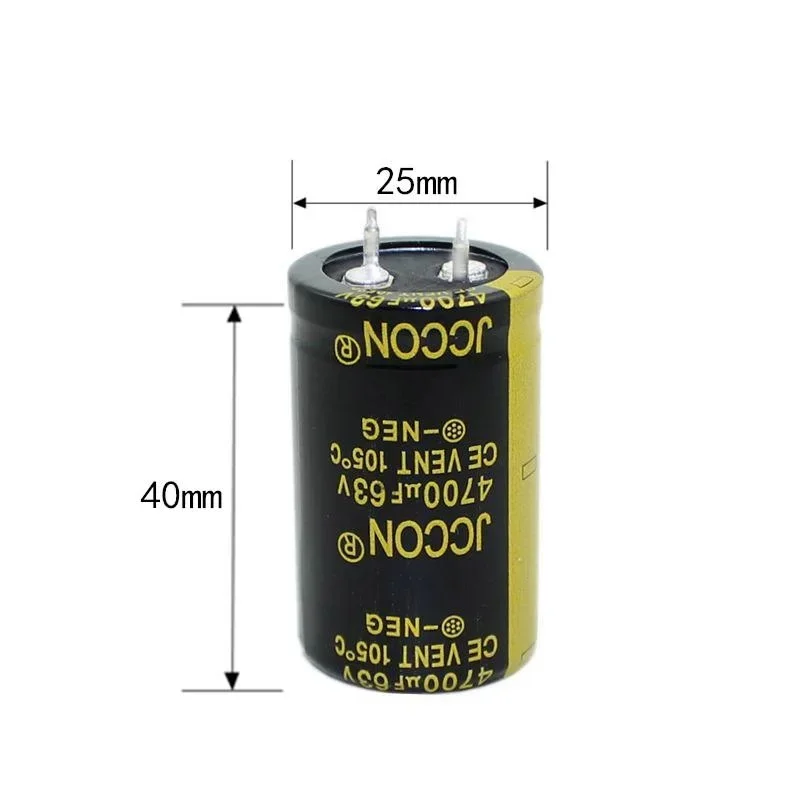 63v4700uf JCCON Horn Aluminum Electrolytic Capacitor Volume 25*40 Audio Amplifier Audio