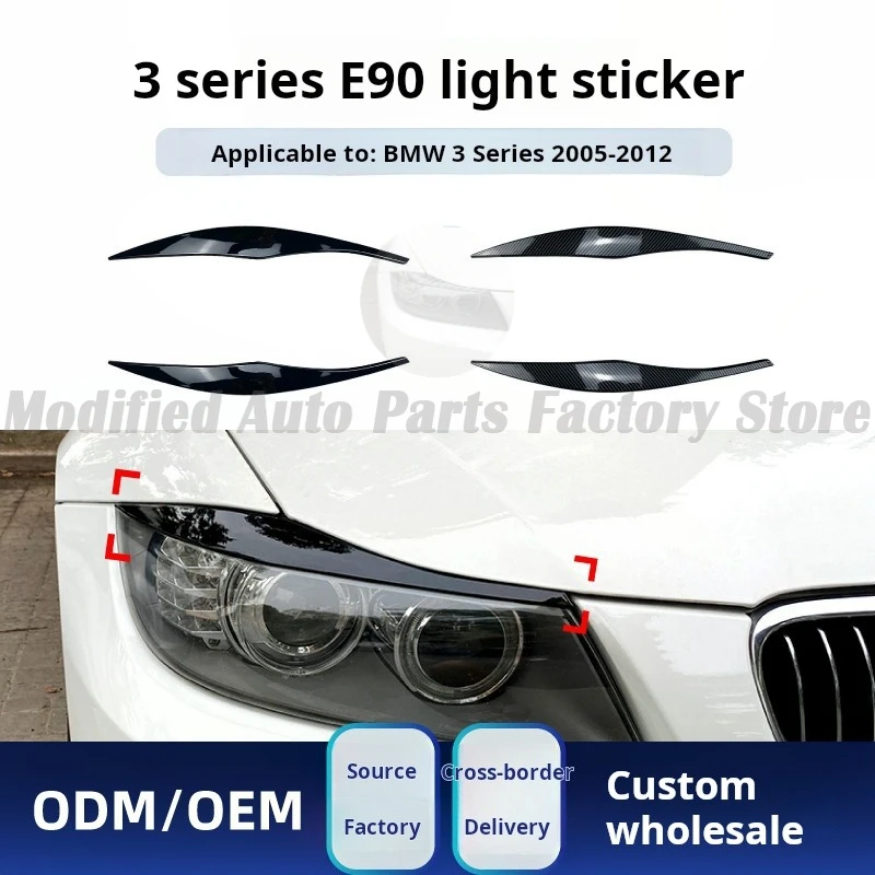 

Applicable To Bmw Bmw 3 Series E90 E91 320i 330i 2005-12 Headlights Eyebrow Sticker Modification
