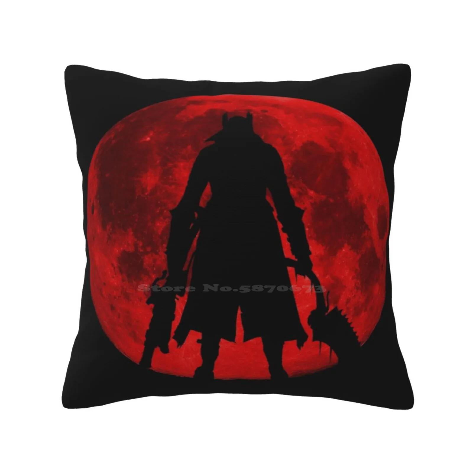 Bloodborne Soft Comfortable Pillowcase Bloodborne From Software Dark Hunter Old Hunter Dark Souls Nioh Yharnam Blood Starved