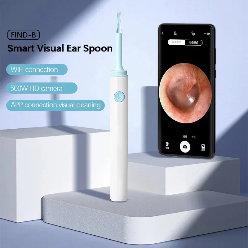 Xiaomi SUNUO Intelligent Visual Ear Sampler Cleaner Wireless Luminous Sampler with Camera HD Mirror Endoscopic Health Cleaner