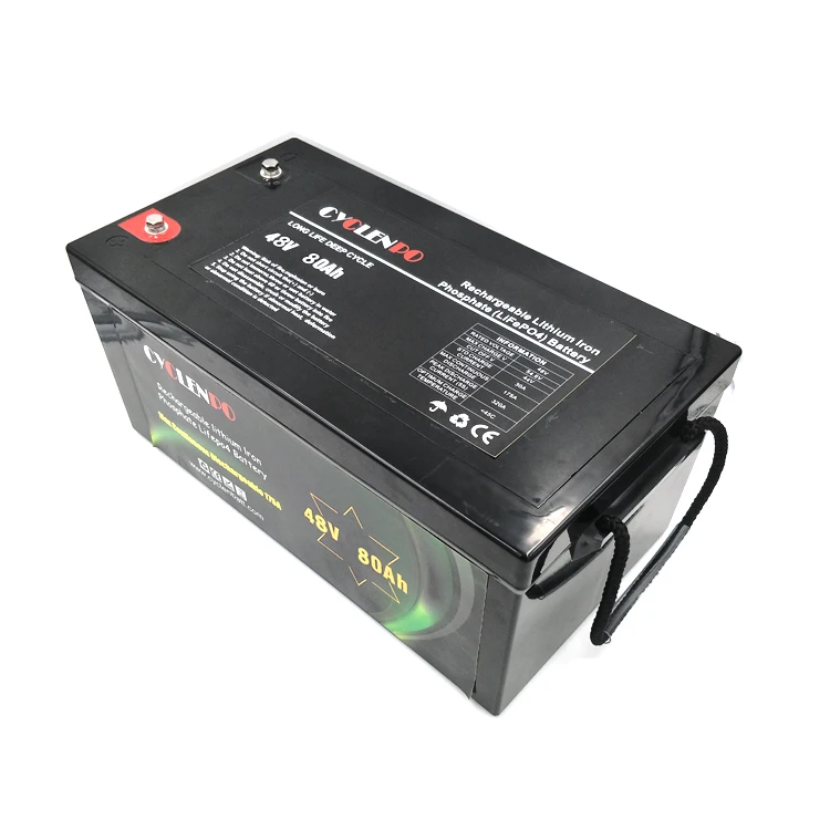 

China factory direct supply long life li-ion lifepo4 48v 80ah battery