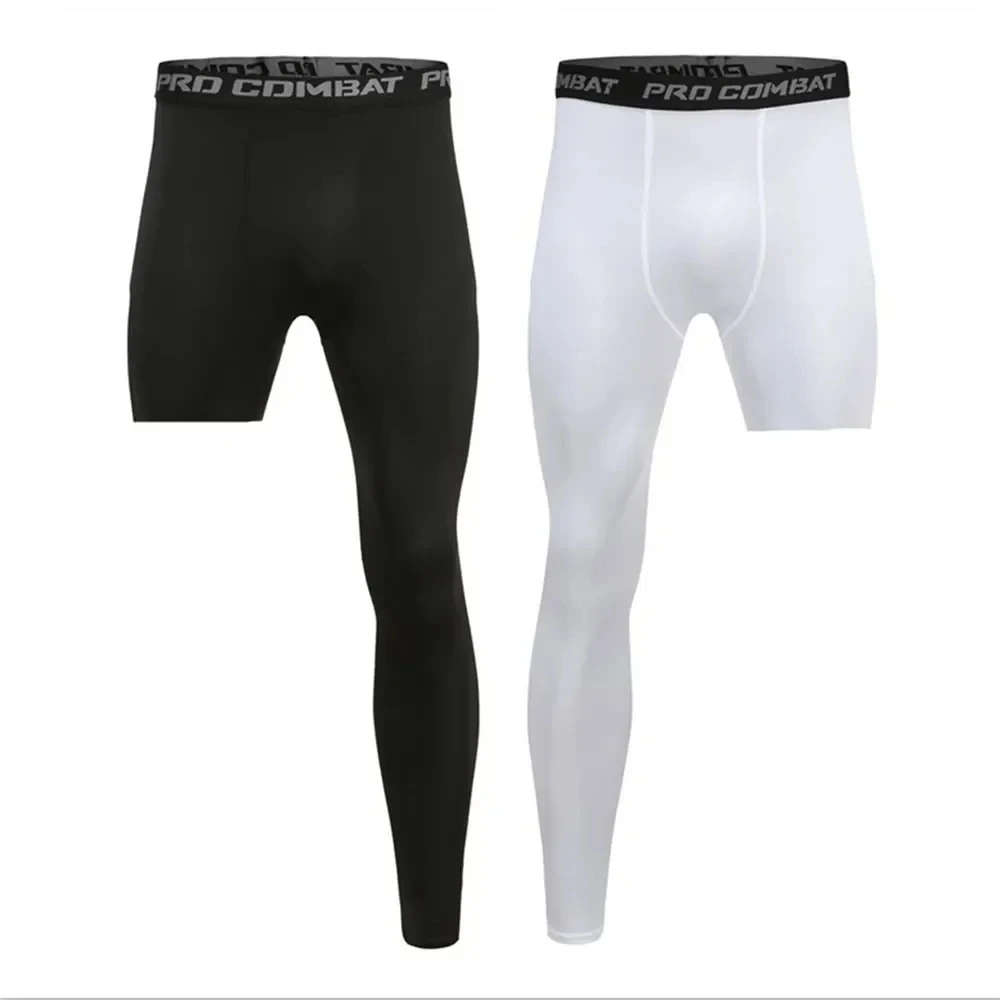 2025 Male Cool Dry Leggings Sports Baselayer Running Tights Athletic Workout Active Shorts Mens Compression Pants Tights