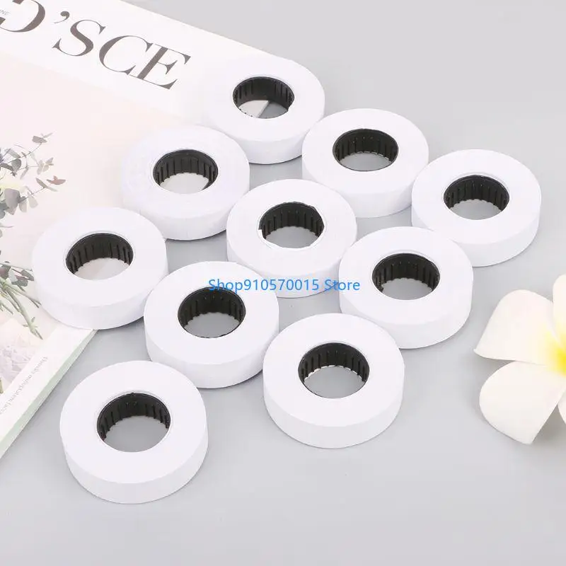 B95C Price Label 10 Rolls Double Row Products Marking Recording Decal Tags Accessory
