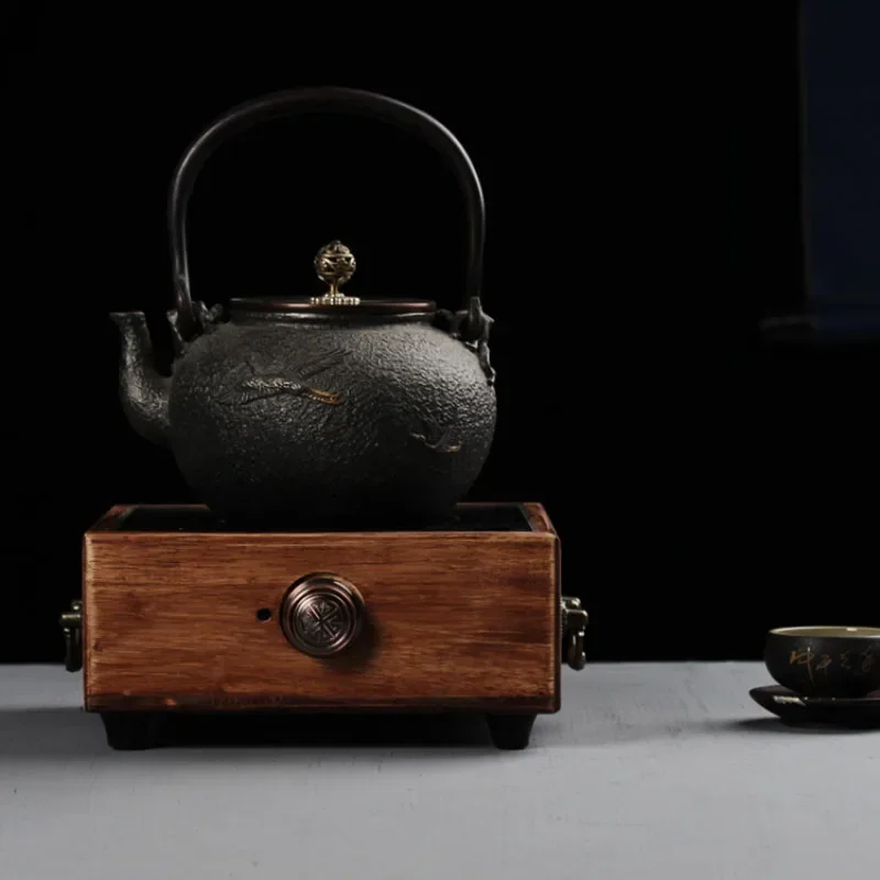 وعاء حديدي منزلي مغلي الماء موقد تسخين كهربائي ، ماكينة صنع الشاي ، شاي سي ، صغير ، فخاري كهربائي ، أواني فخارية ريترو ، V