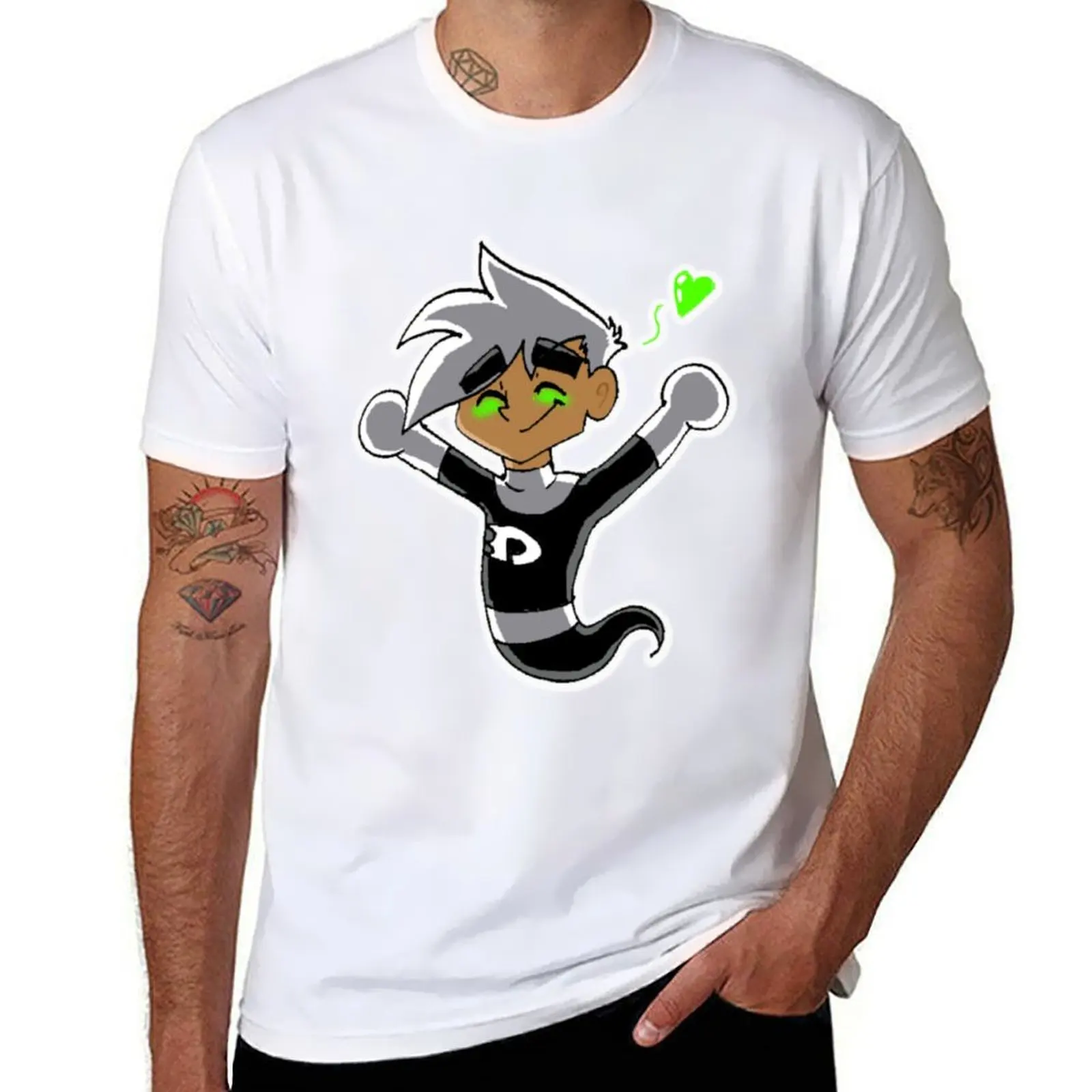 

danny phantom T-Shirt cotton t shirt man t shirts for man graphic tees T-Shirt