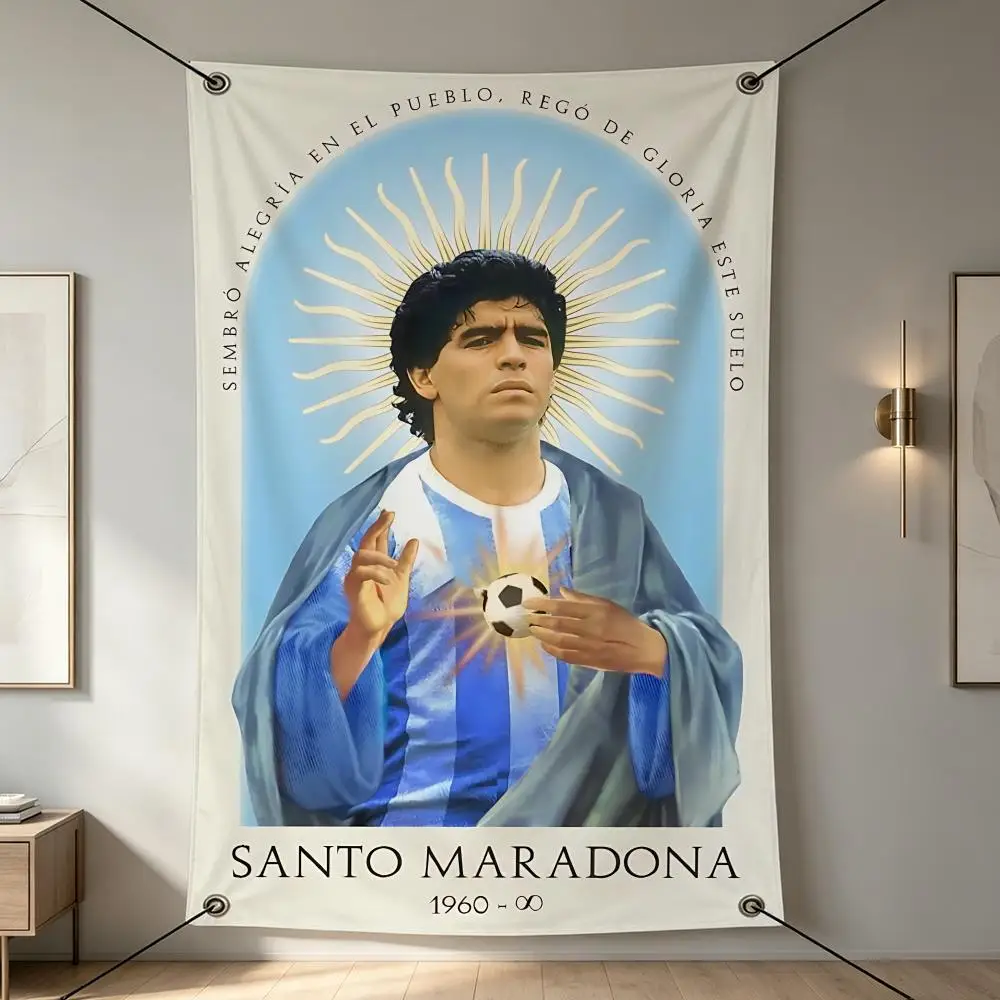 Athlete D-Diego Maradona Flags, Outdoor Decorations, Music Bars, Home Interiors, Patio and Garden Decorations