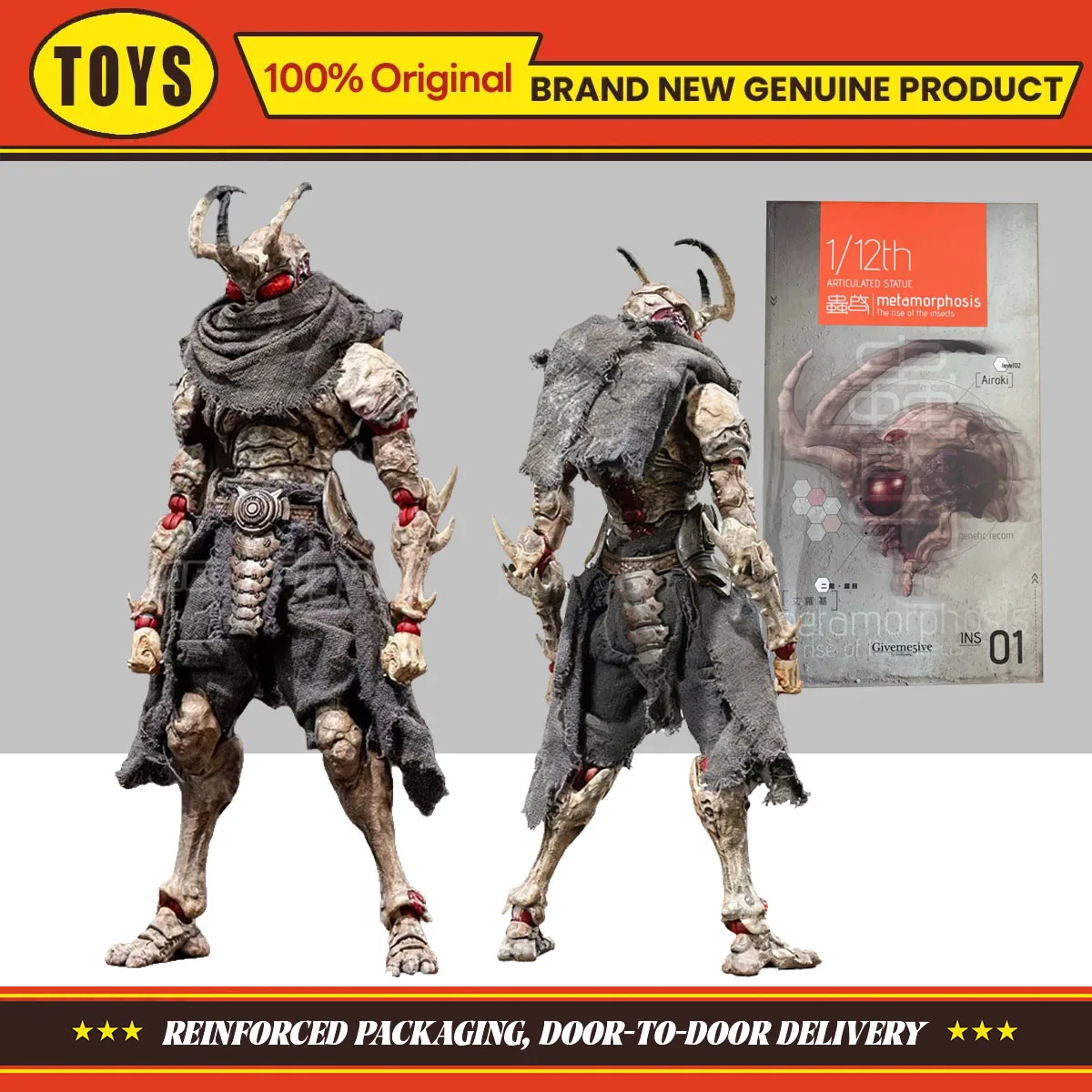 В наличии Giveme5ive Metamorphose-Rise of Insects Airoki 1/12, фигурка, оригинальная модель, украшения, игрушки, подарки на день рождения