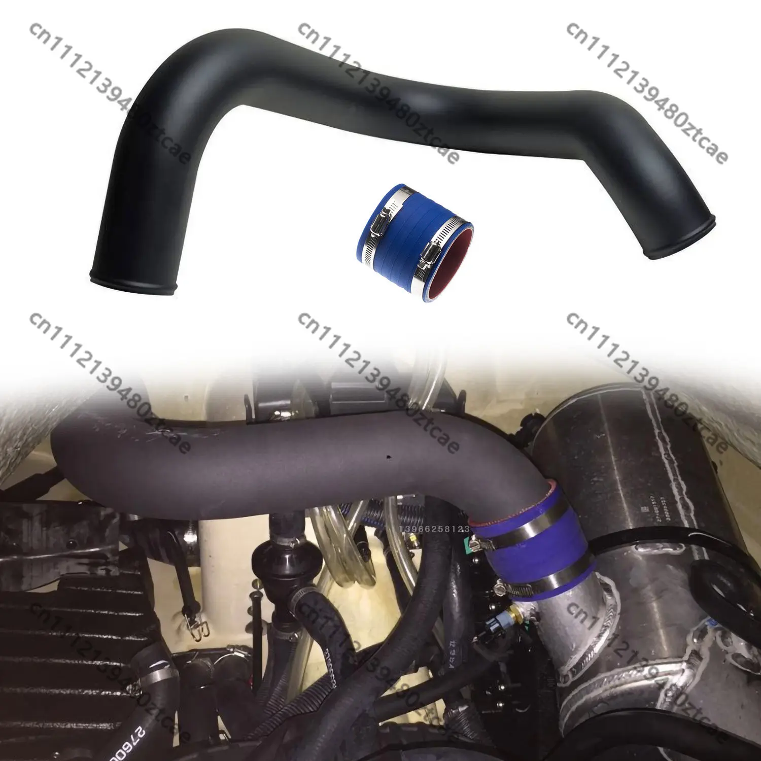 Modified Exhaust Manifold Pipe Throttle Acceleration Upgrade Tube Fit Spark90 To RXP300 Watercraft Performance Tuning Parts