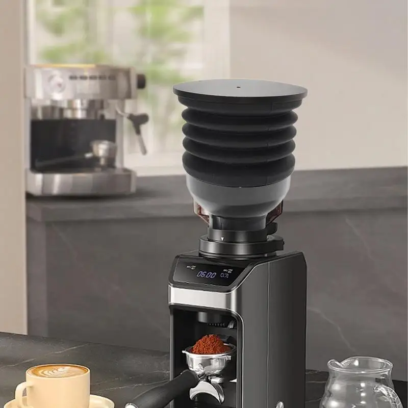 Coffee Grinder Bean Bin Silicone Air Blowing Bellow Coffee Grinder Bean Bin Single Dose Hoppr Blower Powder Bin Blasting Utensil