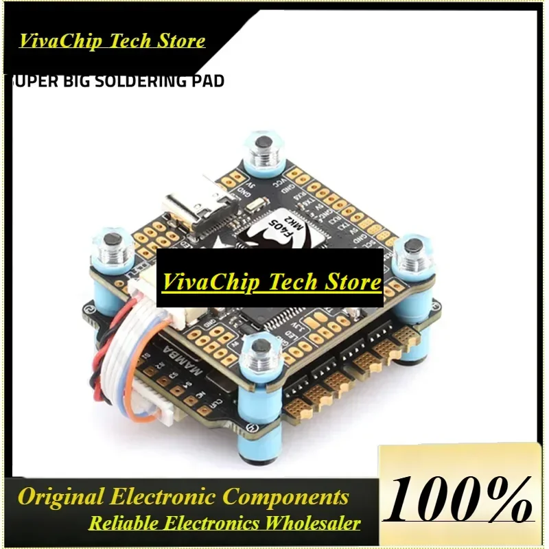 VivaCSDiatone MAMBA F405MK2 F405 MK2 Betaflight Flight Controller W/ F55A 55A 3-6S DSHOT600 ESC For FPV Racing Drone RC Models