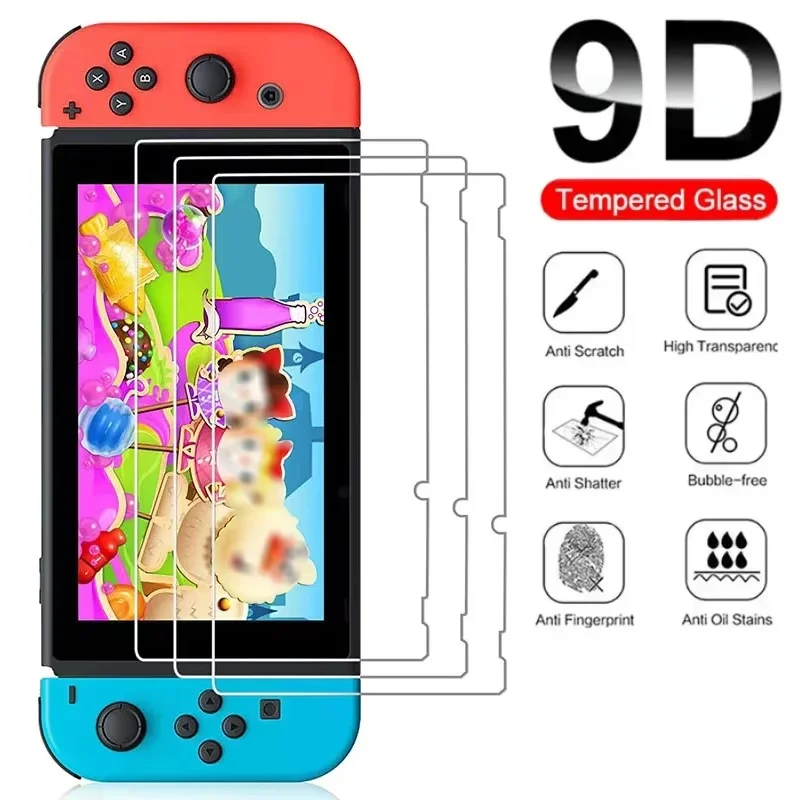 1-3 pièces verre trempé pour Nintendo Switch OLED Film de protection d'écran pour Nintendo Switch Lite NS Film de protection en verre trempé