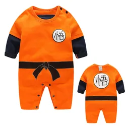 Boys Clothes Baby Anime Cartoon Costume Newborn Spring Summer Print Outfit Infant 0-18 Months Carnival Romper Party Bodysuit