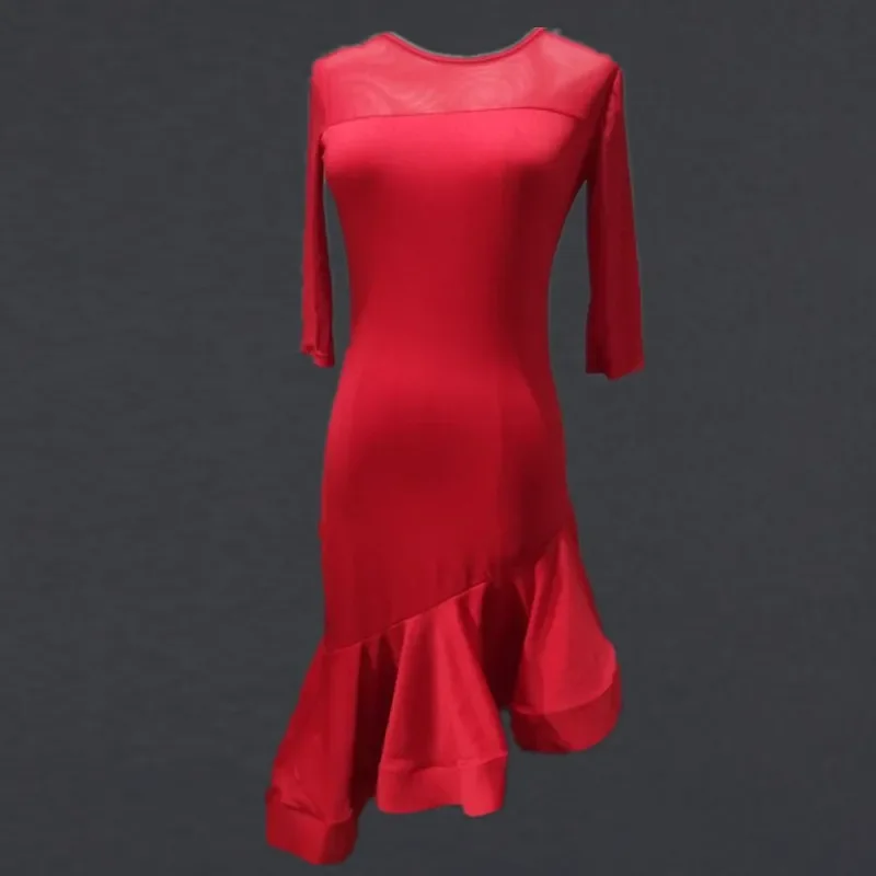 2019ใหม่สำหรับผู้ใหญ่ผู้หญิงชุดเดรสเต้นรำละตินคอสตูม samba ละตินบอลรูมคอสตูมแทงโก้ชุดเดรสเต้นรำ