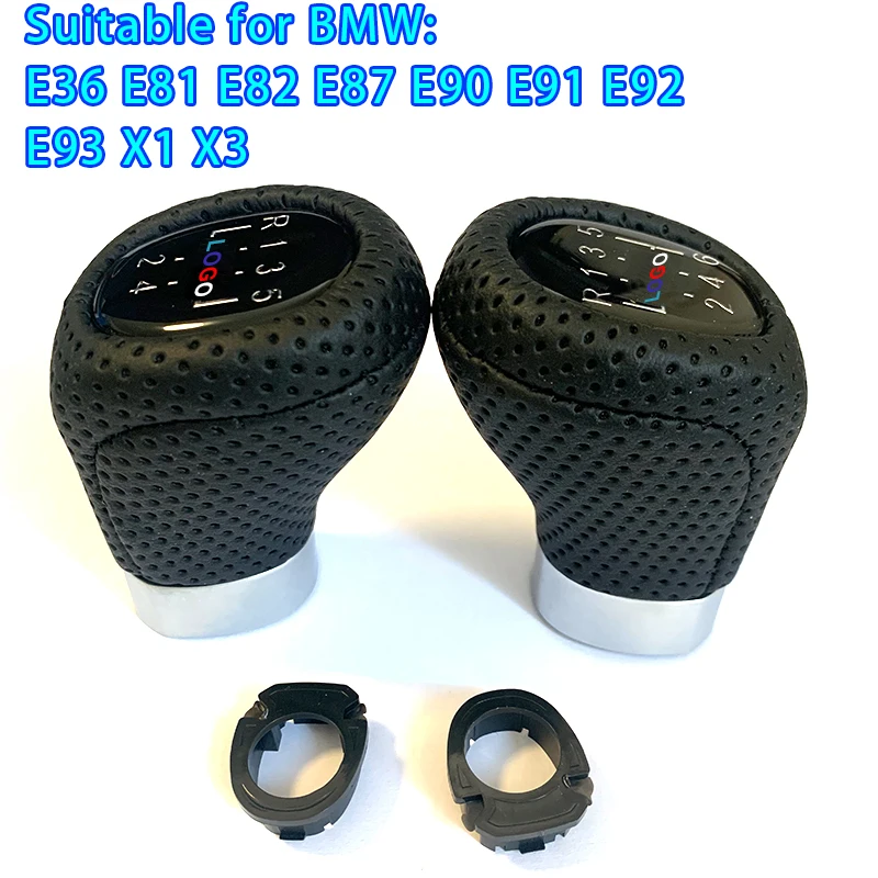 

BMW three-dimensional logo E36E81E82E87E7E91E92E93X1X3 shift handball 5-speed 6-speed gearbox shift knob shift head Auto Parts
