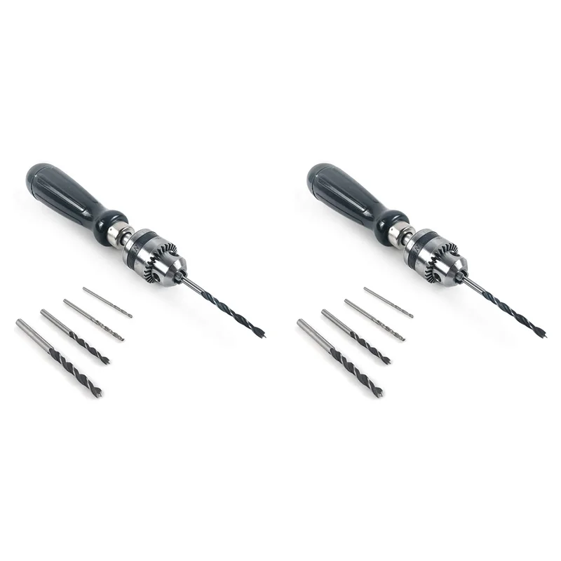 

ABNO-2X ручные сверла с тисками, набор мини-спиральных сверл, для деревообработки, прецизионные модели «сделай сам», ювелирные изделия, орех, янтарь