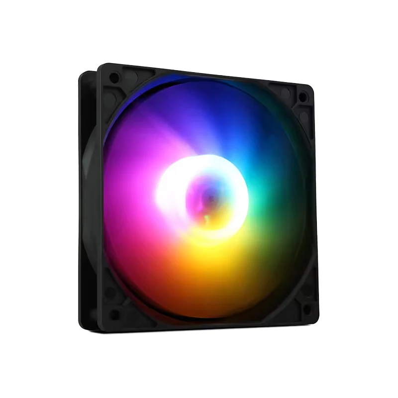 120Mm Computer Air Computer Case RGB Fan Low Noise Design 4pin Computer Case