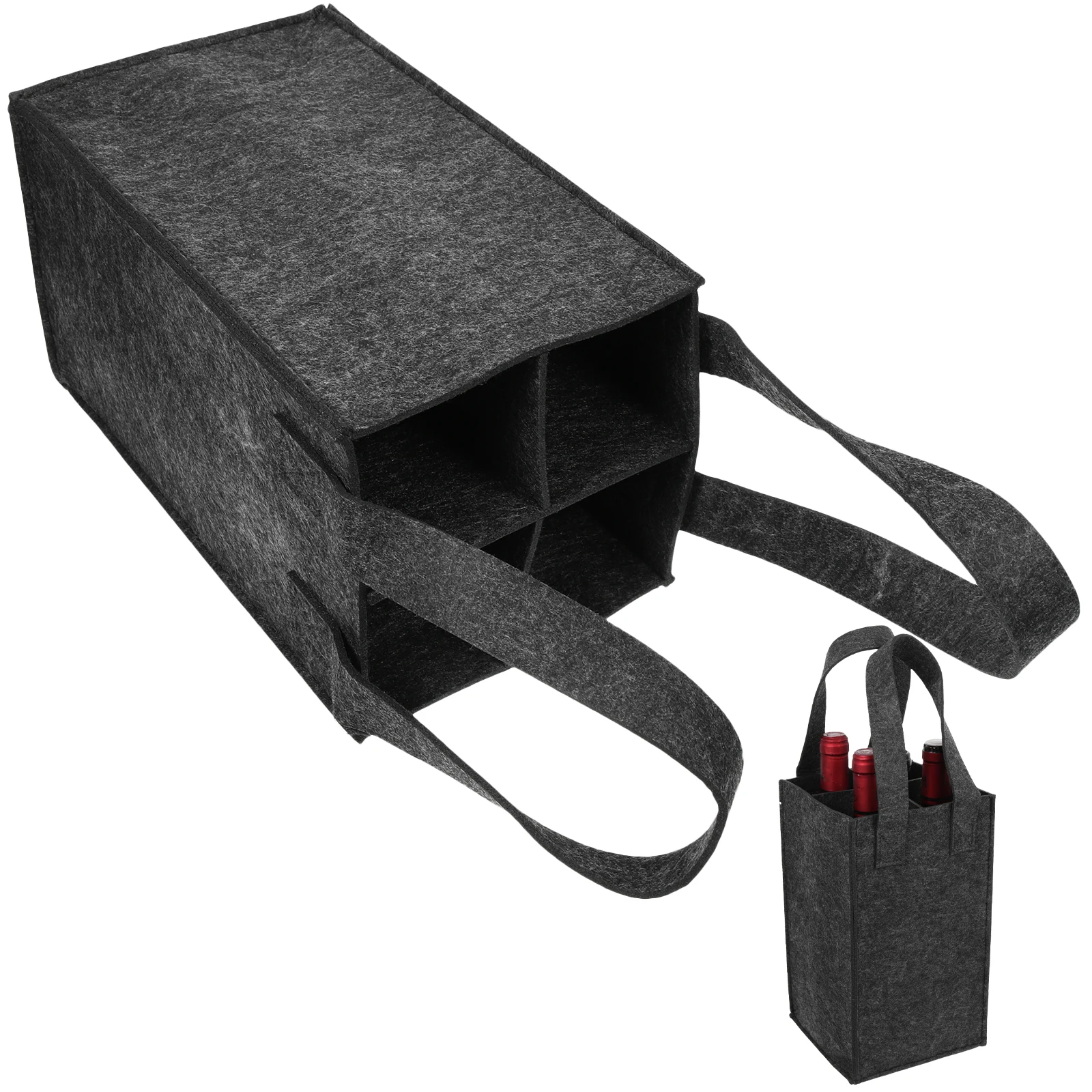 

2pcs Bag Spacious Foldable Travel Bags Storage Beer Bag Reusable Beer Storage Gift Portable
