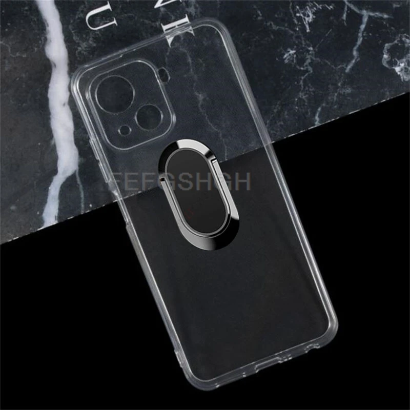 For Blackview Oscal C80 6.5" BlackviewOscalC80 OscalC80 C 80 Back Ring Holder Bracket Phone Case phone TPU Soft Silicone Cover
