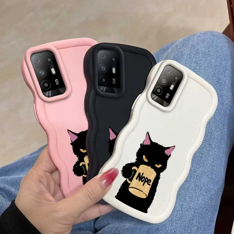 حافظة نين كوب أنيقة غير رسمية مرنة لهاتف OPPO F19 ProPlus 5G مع مثالية أنيقة لـ Reno F A 1 15 21 55 8 5 17 21 7 Z Lite S