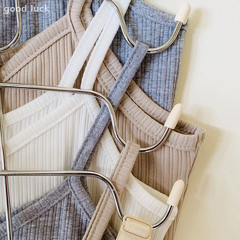 Percha para ropa, ropa interior multicapa, percha plegable, eslinga, almacenamiento de sujetador, estantes para pantalones, no deja rastros de multifunción