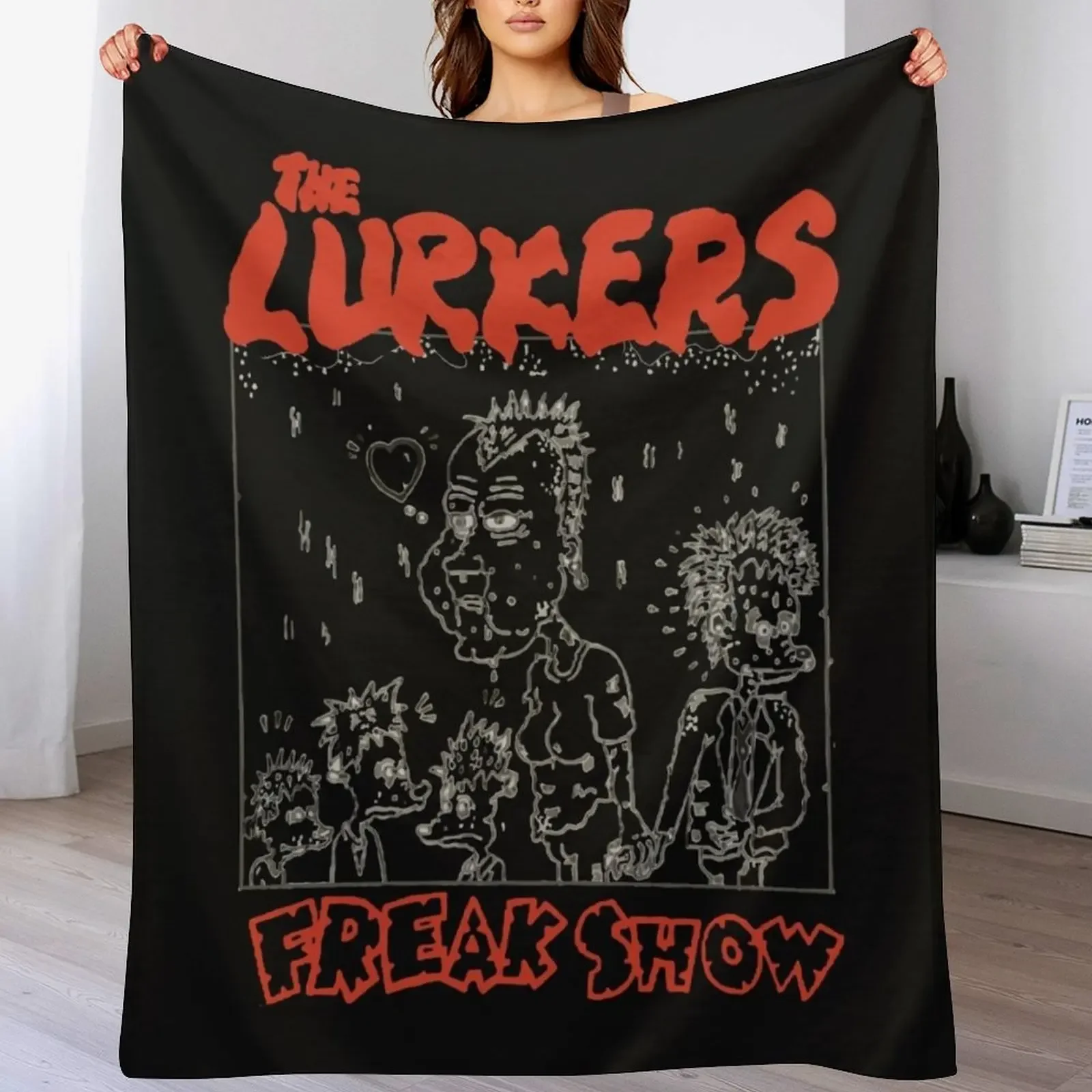 The Lurkers - Freak Show Throw Blanket christmas gifts halloween sofa bed Decorative Beds Blankets