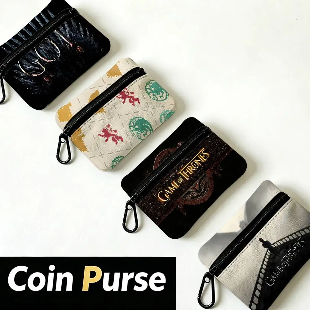 G-Game O-Thrones Series Wear-resistant Oxford Cloth Coin Purse Portable Backpack Hanging Card Storage Bag
