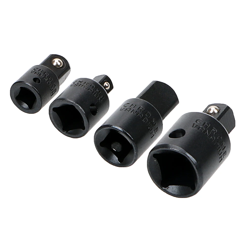 

Набор гаечных ключей с редуктором, конвертер высокой твердости, DIYWORK, торцевой ключ с храповым механизмом, 4 шт., 1/4 3/8 1/2, адаптер для гаечного ключа