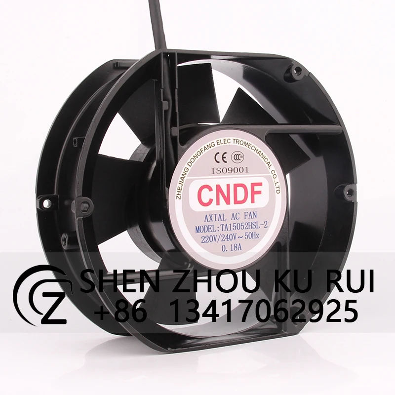 TA15052HSL-2 Case Fan for CNDF AC220V 0.18A 172X150X51MM 17CM 17251 Centrifugal Industrial Exhaust Axial Flow Cooling Fan