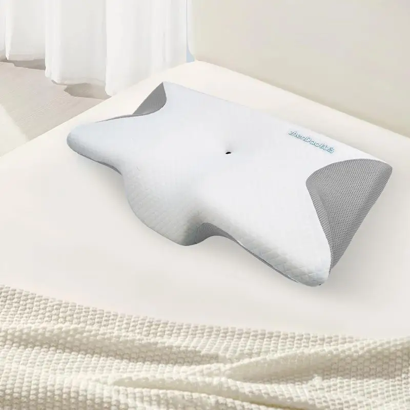 

Pillow For Neck Support Adjustable Ergonomic Neck Pillow Foam Cervical Pillow Contour Odorless Sleep Pillow For Side Sleeper Bed