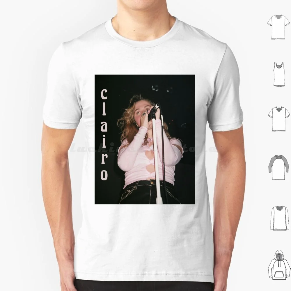 Womens Singing Clairo Poster T Shirt Men Women Kids 6Xl Clairo Green Sofia Orange Indie Aesthetic Pop Music Girl In Red Pride