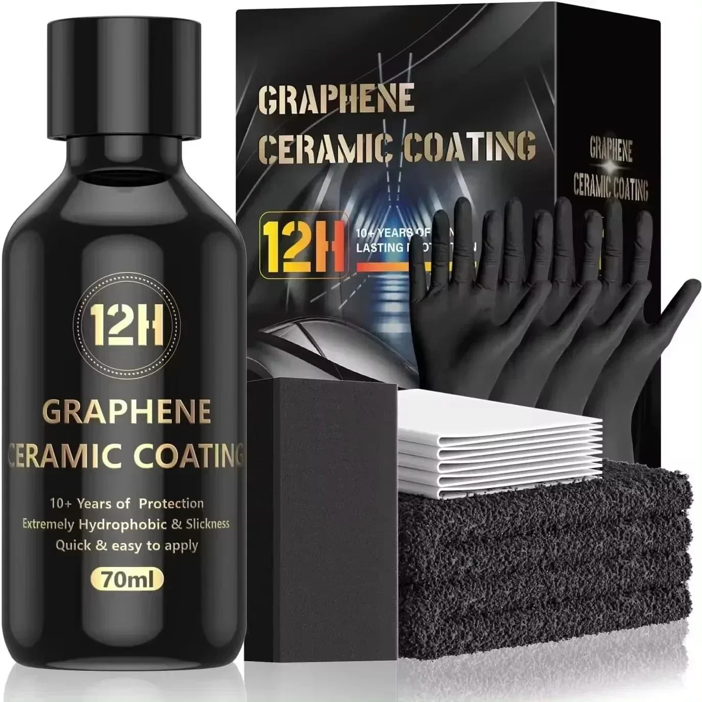 

Graphene Ceramic Coating 20H with Self Healing and UV Track Technology Car Detailing Professionals 10+ Years of Protection