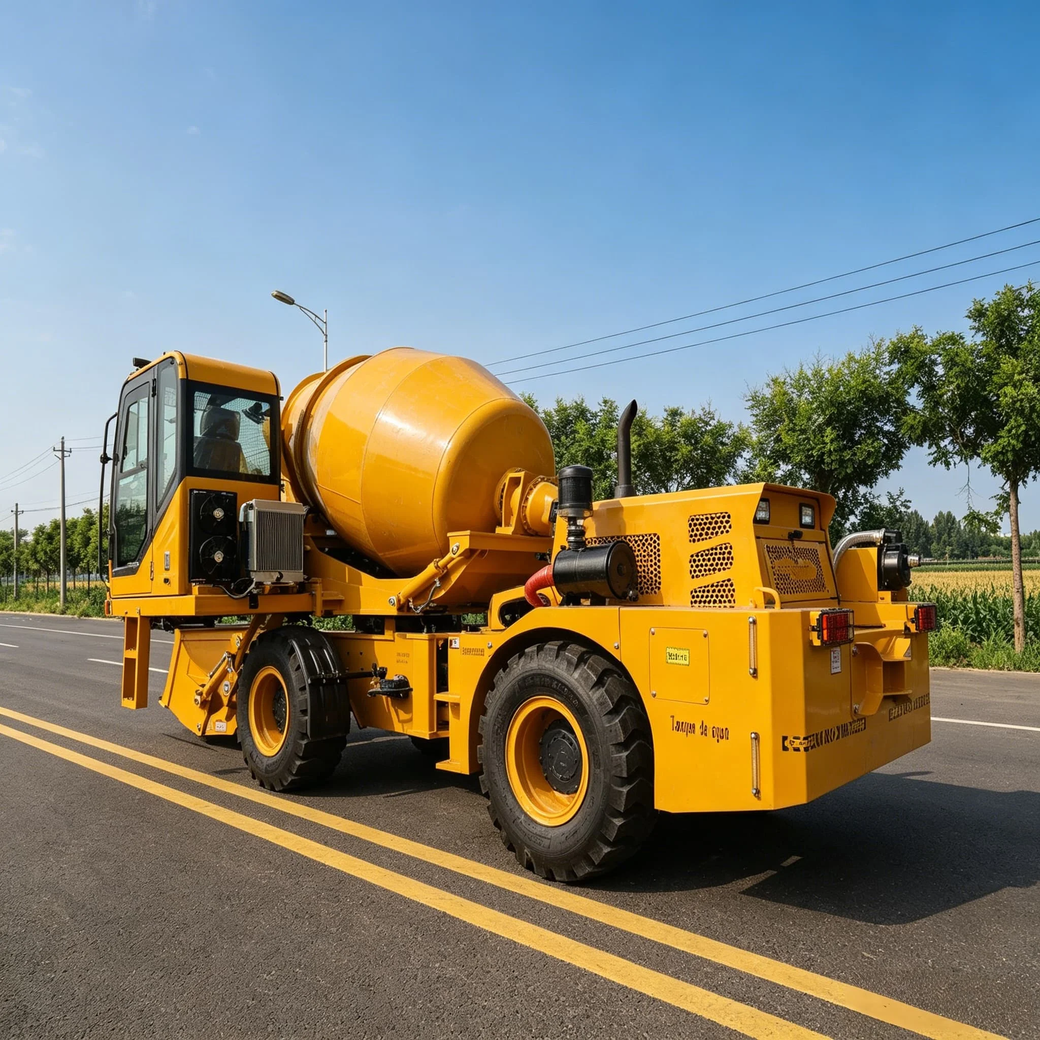 Multi Function Automatic Concrete Mixer Ready Mix Self Loading Concrete Mixer Truck For Sale