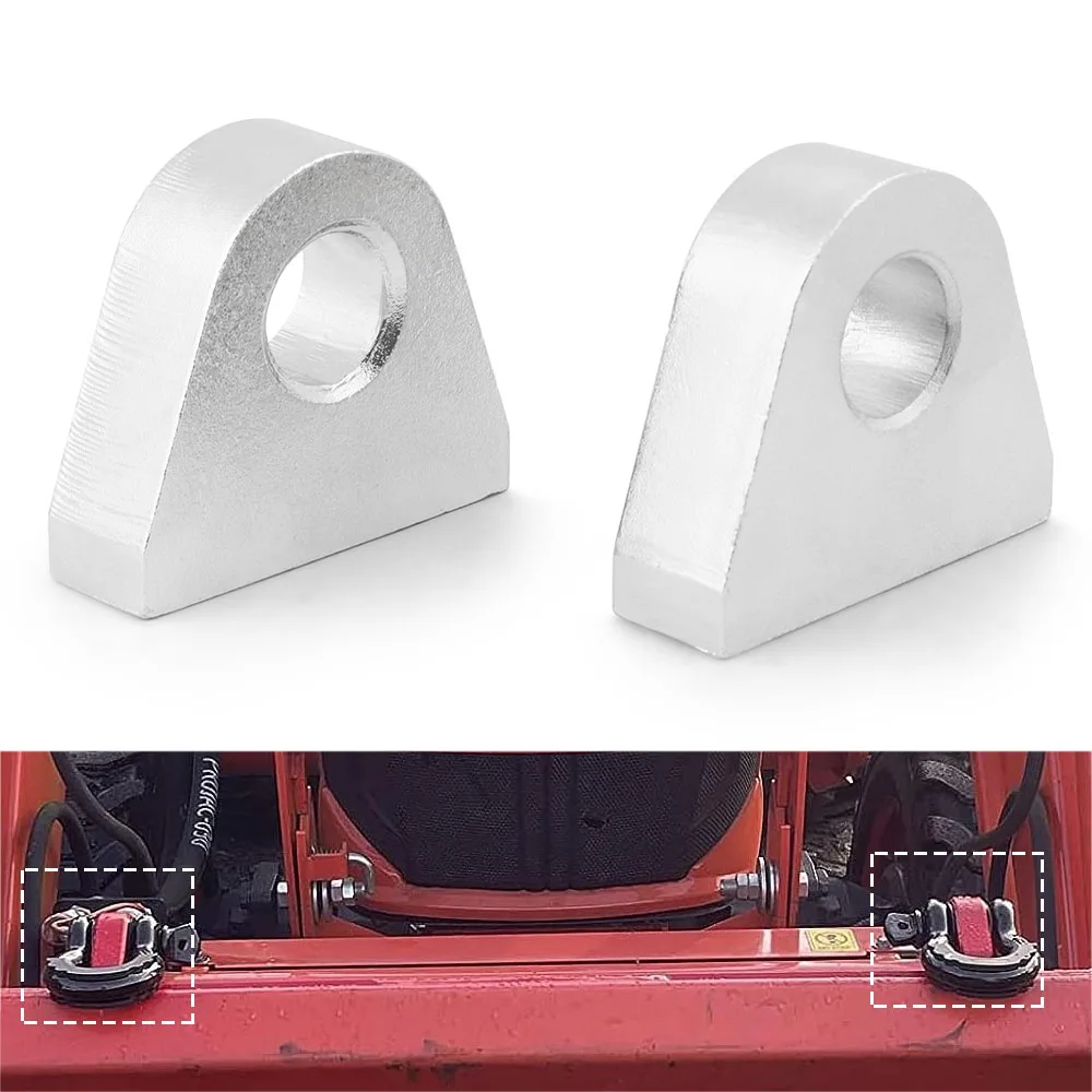 2PCS/SET  Weld on Shackle Clevis Mounts Clevis Offroad Hydraulic Tractor Mounts 22mm Thick For Truck Bumper Tractor Bucket