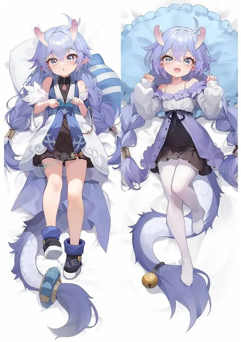 

Honkai: Star Rail Bailu Dakimakura Waifu Hing Body Anime Cosplay Pillowcase 2 Side Print Throw Pillow Cover Otaku