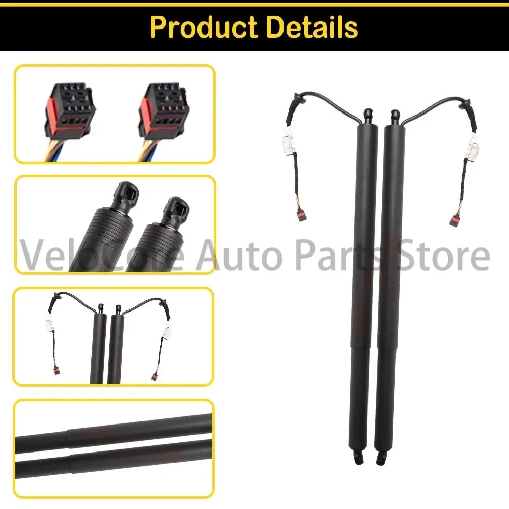 Left & Right Electric Tailgate Struts for Hyundai 4th Gen Santa Fe 81830S3100 81840S3100