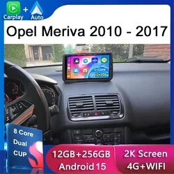 2Din Android 15 Car Radio For Opel Meriva 2010 2011 2012 2013 2014 2015 2016 2017 Multimedia Video Player GPS Carplay Auto