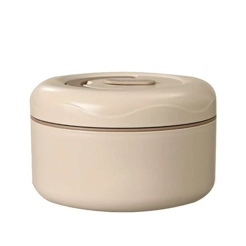 

Ceramic Insulated Lunch Box for Office Workers, Large Capacity Student Bento Box, Microwaveable with Lid and Handle